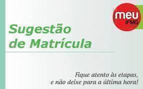 Sugestão de matrícula