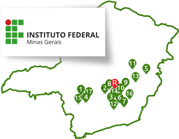 Mapa Oficial das Unidades do IFMG